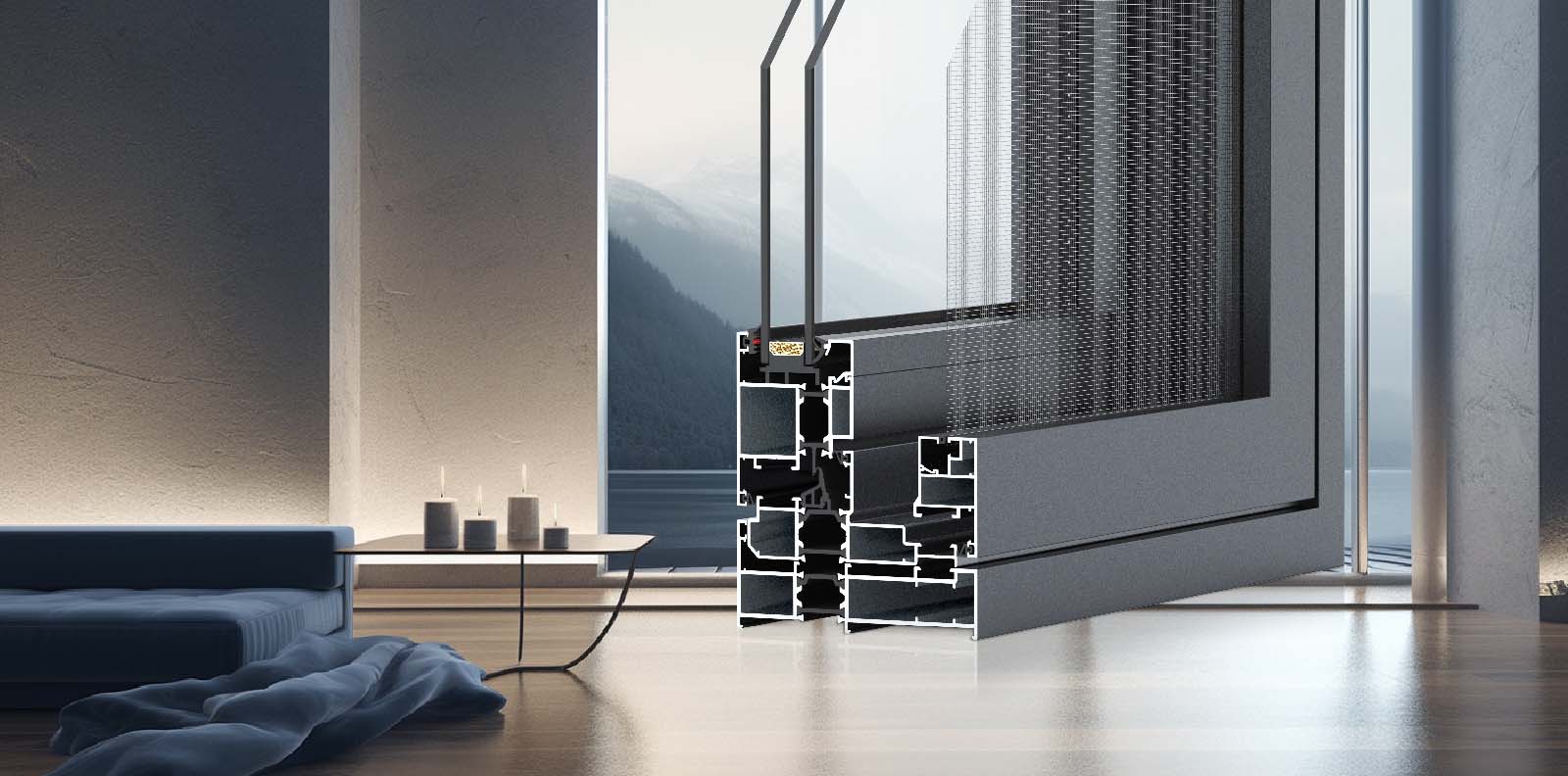 AR120外開窗紗一體(阿魯曼系列)