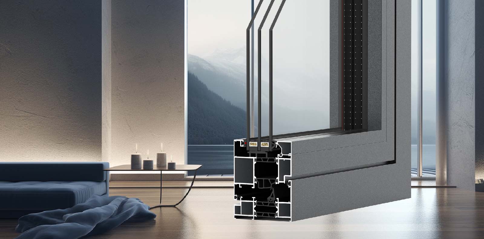 AR87外開窗框扇齊平(阿魯曼系列)