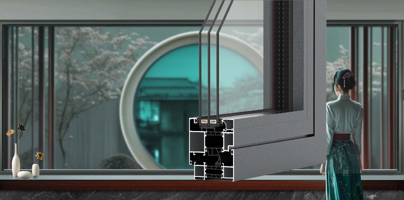 AR77鋁合金外開窗(東方甄選系列)