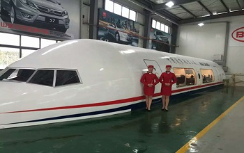 19米737-800航空模擬艙安裝驗(yàn)收完成